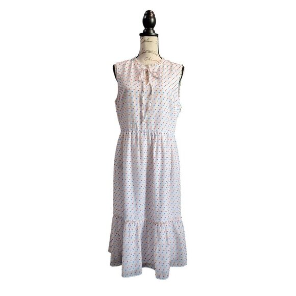 EUC Draper James Swiss Dot Tiered Dress/Size 12 - Picture 1 of 6